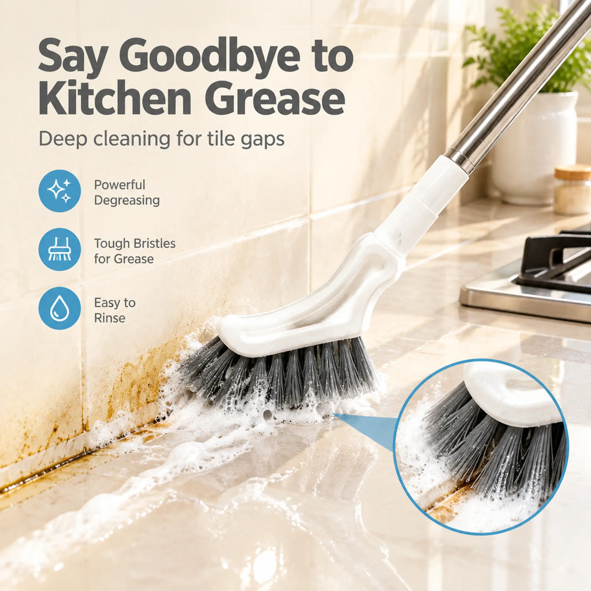🔥 Sale - 50% OFF — ✨ Telescopic Crevice & Hard-to-Reach Areas Cleaning Brush 💎