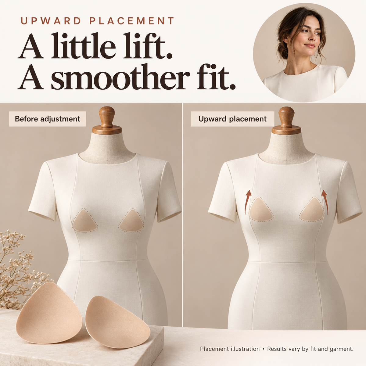 ✨ Invisible Lift & Shape Inserts Reusable Inserts with Double-Sided Hold 💎