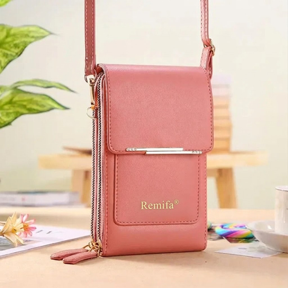 🔥 Final 3 Hours: 50% OFF Remifa®2026 Trendy Minimalist Elegant Women's Touchscreen Crossbody Phone Wallet