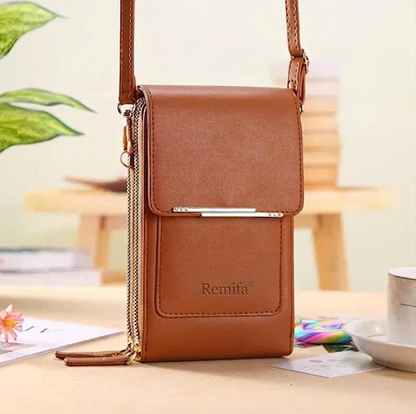🔥 Final 3 Hours: 50% OFF Remifa®2026 Trendy Minimalist Elegant Women's Touchscreen Crossbody Phone Wallet