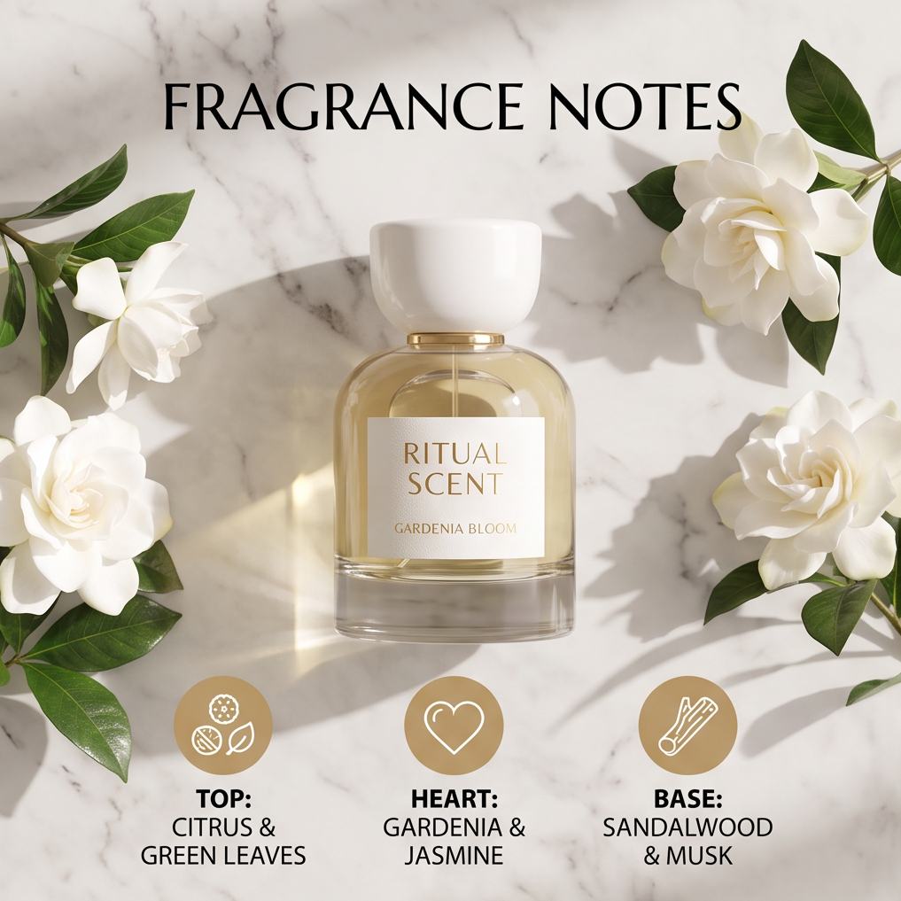 Gardenia Veil – Elegant Floral Fragrance