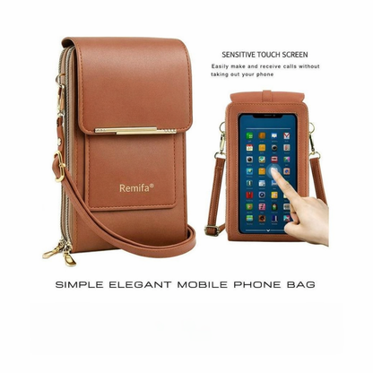 🔥 Final 3 Hours: 50% OFF Remifa®2026 Trendy Minimalist Elegant Women's Touchscreen Crossbody Phone Wallet