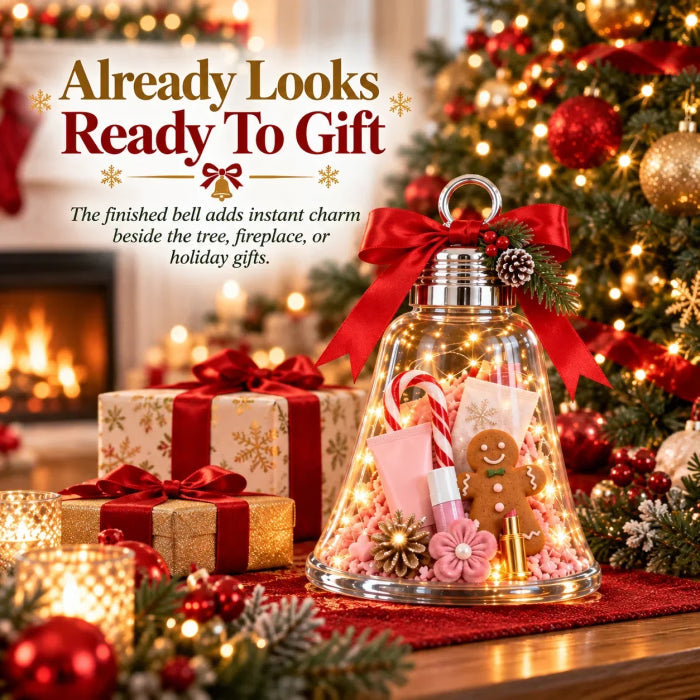 🎁 DIY Christmas Bell Gift Box – Turn Small Gifts into One Big Surprise🎄