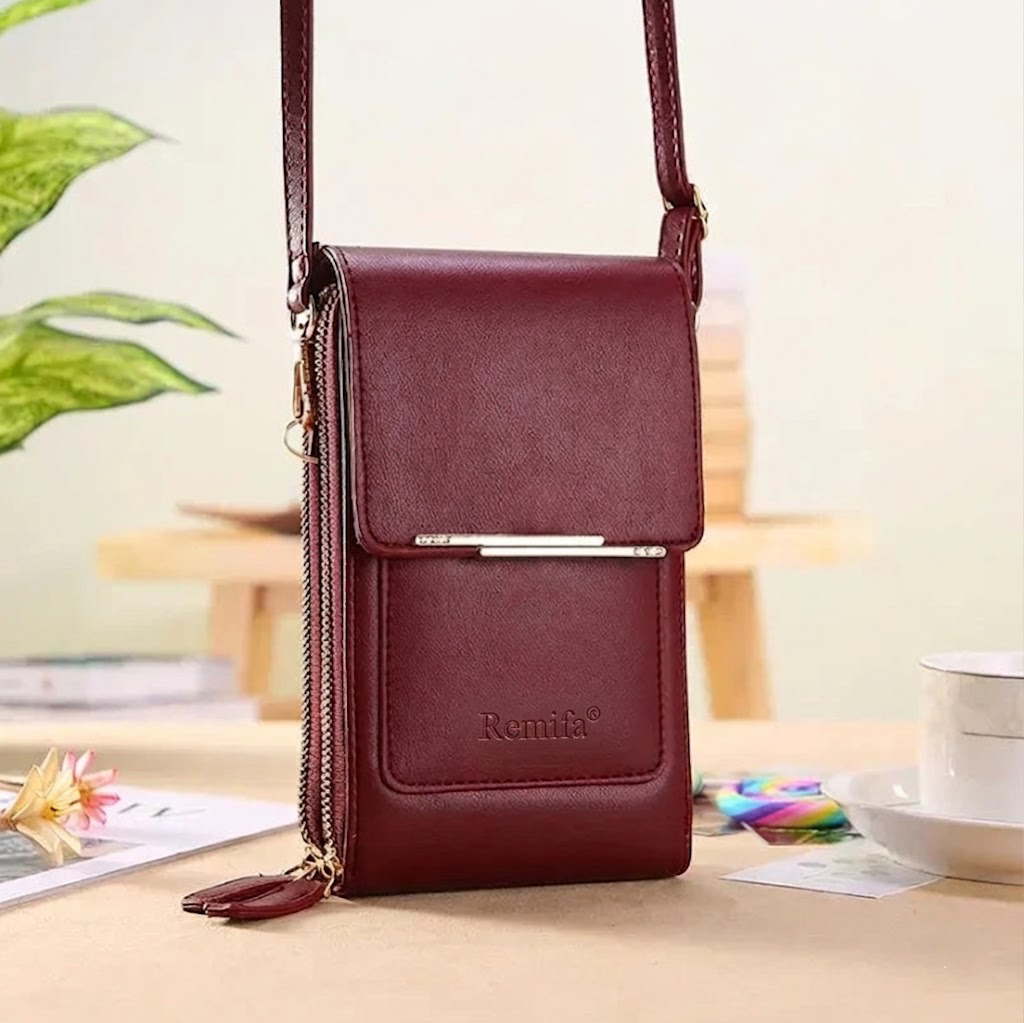 🔥 Final 3 Hours: 50% OFF Remifa®2026 Trendy Minimalist Elegant Women's Touchscreen Crossbody Phone Wallet