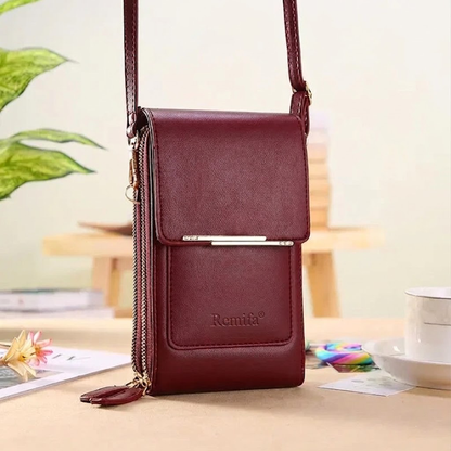 🔥 Final 3 Hours: 50% OFF Remifa®2026 Trendy Minimalist Elegant Women's Touchscreen Crossbody Phone Wallet