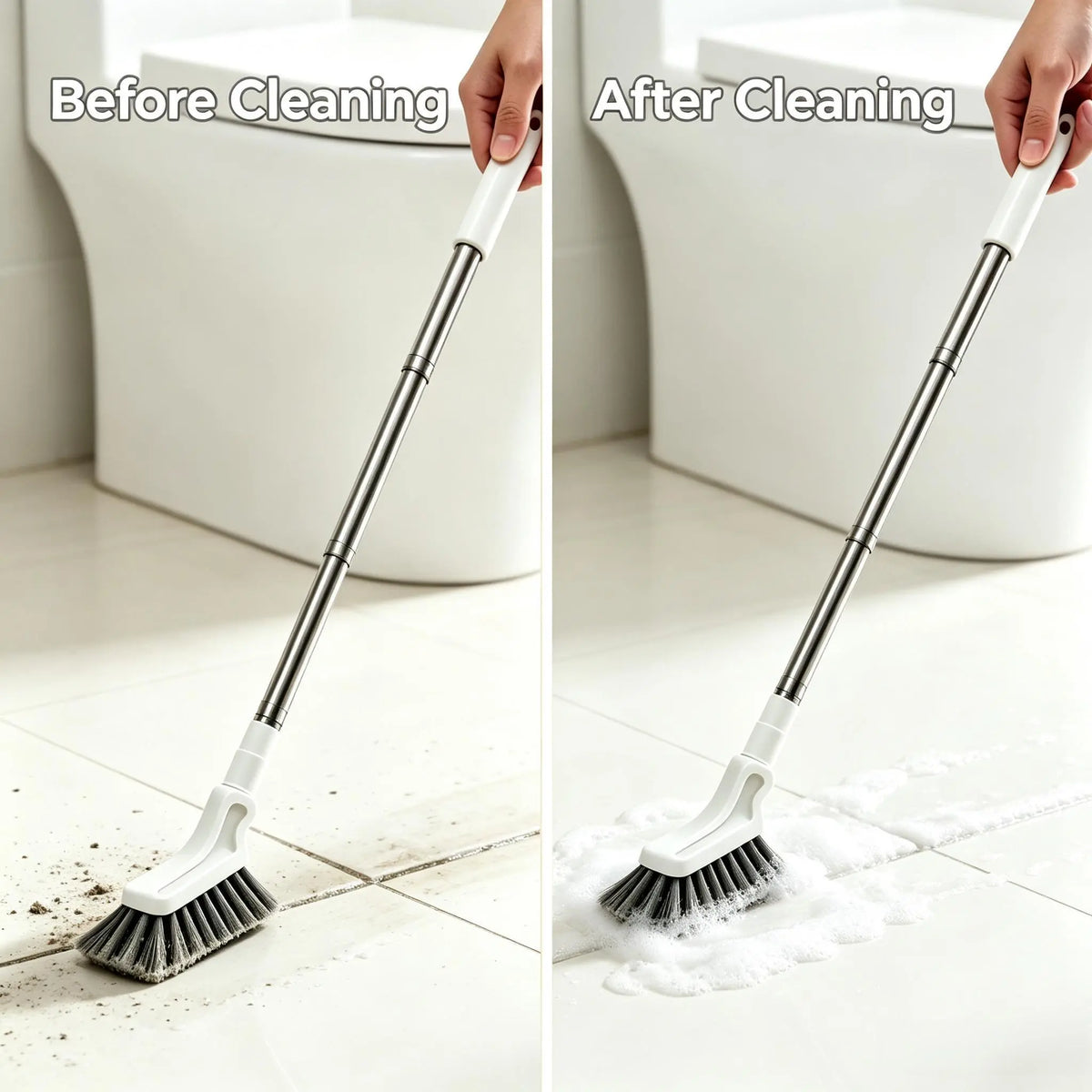 🔥 Sale - 50% OFF — ✨ Telescopic Crevice & Hard-to-Reach Areas Cleaning Brush 💎