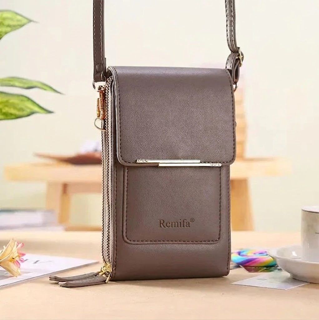 🔥 Final 3 Hours: 50% OFF Remifa®2026 Trendy Minimalist Elegant Women's Touchscreen Crossbody Phone Wallet