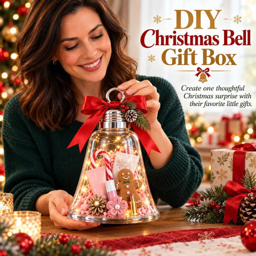 🎁 DIY Christmas Bell Gift Box – Turn Small Gifts into One Big Surprise🎄