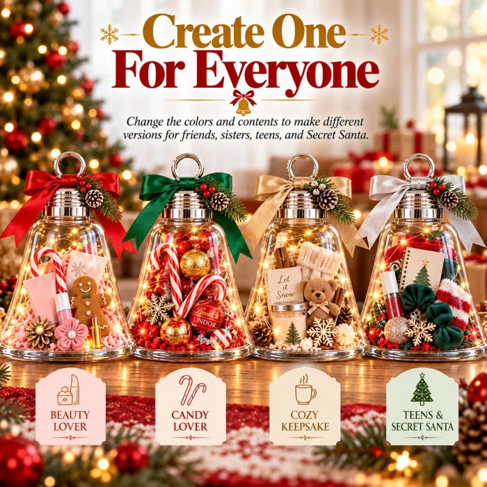 🎁 DIY Christmas Bell Gift Box – Turn Small Gifts into One Big Surprise🎄