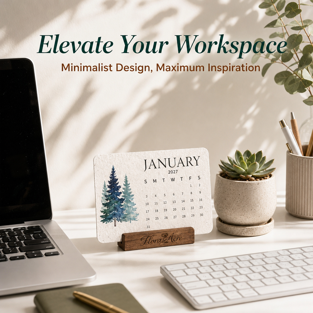 🌱 Plantable Seed Calendar for 2027 🌱 – A year of blooming beauty; new life on every page! 🎁