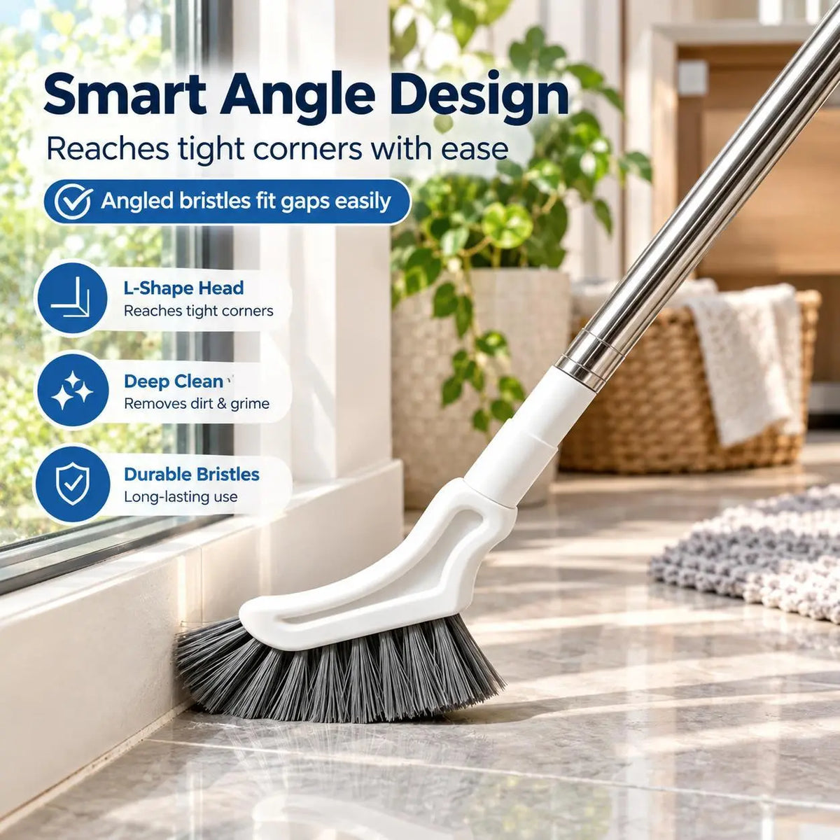 🔥 Sale - 50% OFF — ✨ Telescopic Crevice & Hard-to-Reach Areas Cleaning Brush 💎